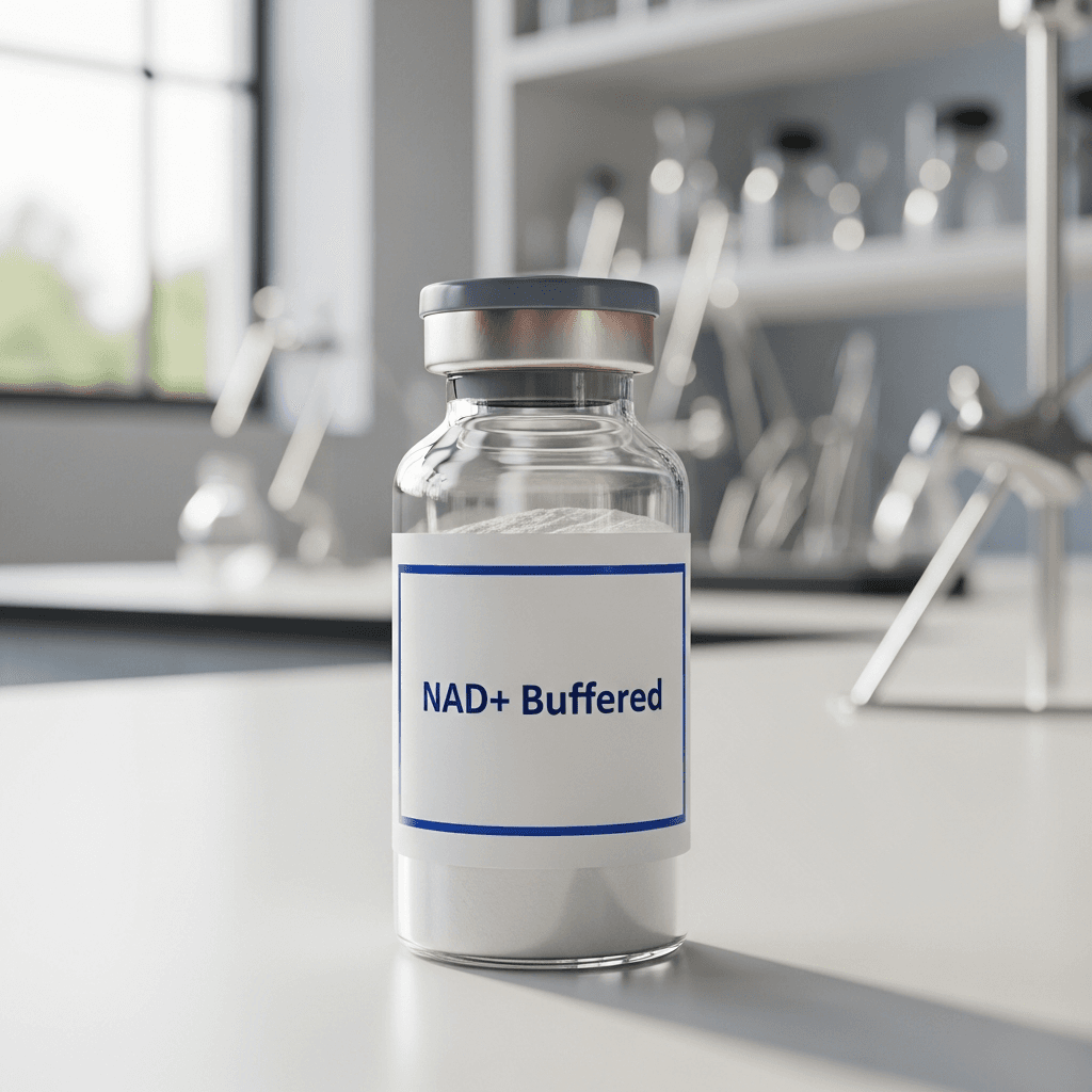 Lyze Labs NAD+ Buffered 100mg*10vials - Verified >99% Purity HPLC Research Standard
