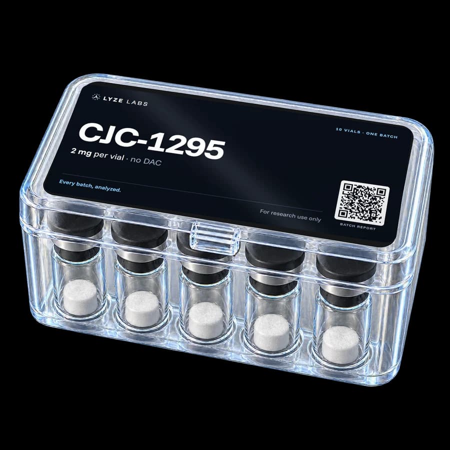 Lyze Labs CJC-1295 Without DAC 2mg*10vials - Verified >99% Purity HPLC Research Standard