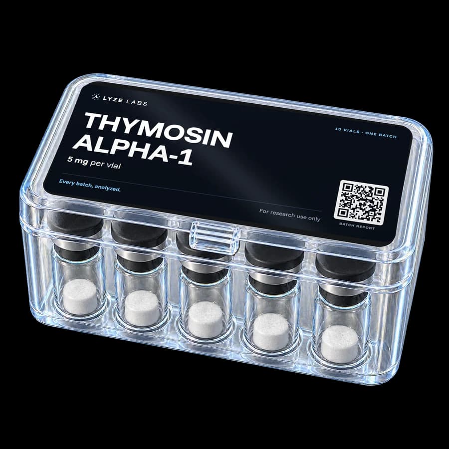 Lyze Labs Thymosin Alpha-1 5mg*10vials - Verified >99% Purity HPLC Research Standard
